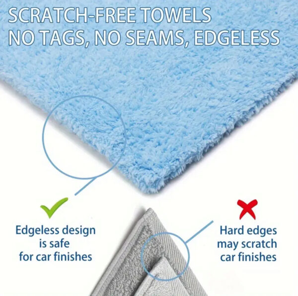 (10PCS) microfiber edgeless towels - Image 5