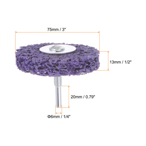 3” wheel strip disc violet